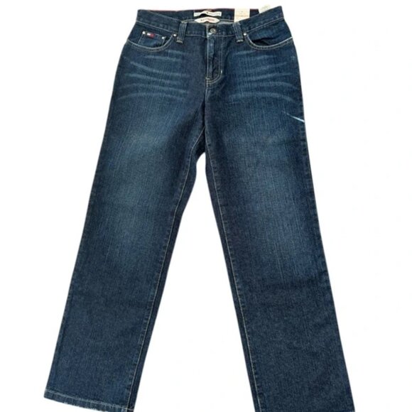 2004 Nwt Vintage Deadstock Tommy Hilfiger Mom Jeans size 2 - Picture 1 of 12